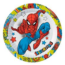 Тарелки "Человек-паук" 18см 6 шт. купить в Фитиль