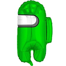 Шар Фигура Космонавтик зеленый 65см купить в Фитиль