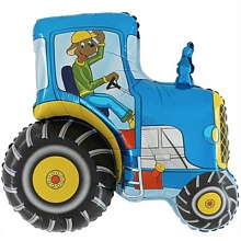 Шар Фигура Трактор синий 73см купить в Фитиль