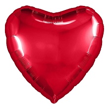 Шар фигура Сердце Красный 76см купить в Фитиль