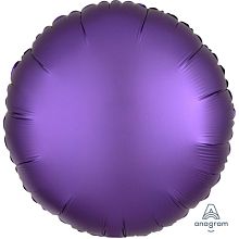 Шар Круг Сатин Purple Royale 45см купить в Фитиль
