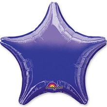 Шар Звезда Металлик Purple 48см купить в Фитиль