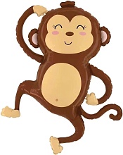 Шар Фигура Веселая обезьянка 89 см купить в Фитиль