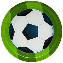 Тарелки Футбольный мяч 18см/6шт купить в Фитиль