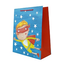 Пакет подарочный "Супергерой. Мальчик" 26*32*12см купить в Фитиль