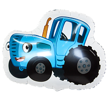 Шар Фигура, Синий трактор 66 см купить в Фитиль